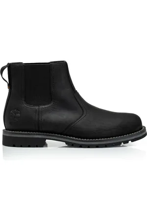 Timberland Schoenen, Heren, Zwart, 40 EU, Leer, Larchmont Chelsea Boots