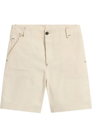 Jacquemus Korte broeken, Heren, , W31, Katoen, Witte Katoenen Bermuda Shorts