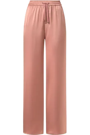 HERNO Broeken, Dames, Bruin, XS, Lange broek met relaxte pasvorm