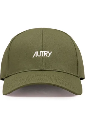 Autry Accessoires, unisex, Groen, ONE Size, Katoen, Groene Katoenen Baseballpet