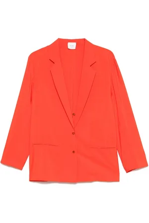ALYSI Jassen, Dames, Oranje, L, Oranje Sunset Jassen met Knoopsluiting