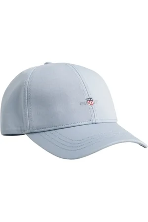GANT Accessoires, Heren, Blauw, ONE Size, Katoen, Sportieve pet met embleem patch