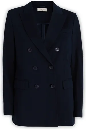 Circolo Jassen, Dames, Blauw, M, Stijlvolle Jassen en Vesten Collectie