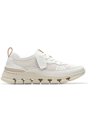 Clarks Schoenen, Dames, Veelkleurig, 37 1/2 EU, Leer, Leisure Sneakers