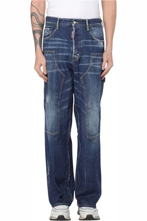 Dsquared2 Jeans, Heren, Blauw, M, Loose Carpenter Jeans