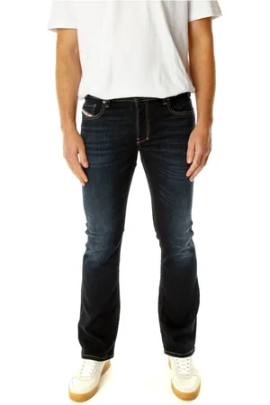 Diesel Jeans, Heren, Blauw, W31 L32, Katoen, Bootcut Jeans