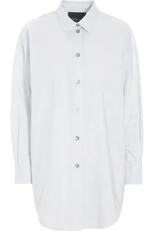 Bitte Kai Rand Blouses & Shirts, Dames, Wit, S, Katoen, Core Katoenen Shirt