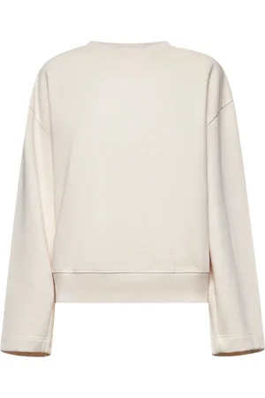 DRIES VAN NOTEN Sweatshirts & Hoodies, Dames, , XS, Katoen, Roze Oversized Katoenen Trui