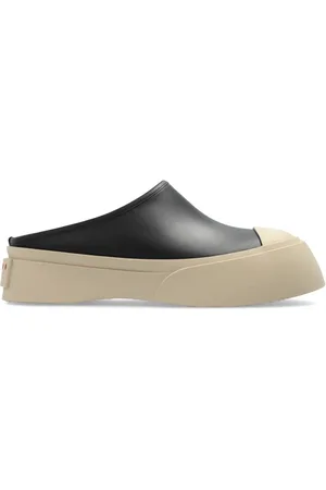 Marni Schoenen, Dames, Zwart, 39 EU, Leer, Pablo Slippers
