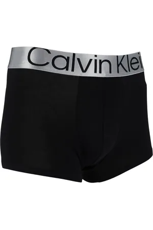 Calvin Klein Ondergoed, Heren, Zwart, M, Katoen, Trunks 3-Pack Ondergoed