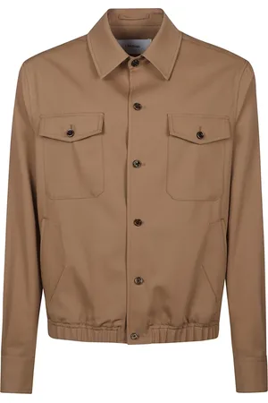 LARDINI Jassen, Heren, Bruin, L, Wol, Stijlvolle Attitude Jas