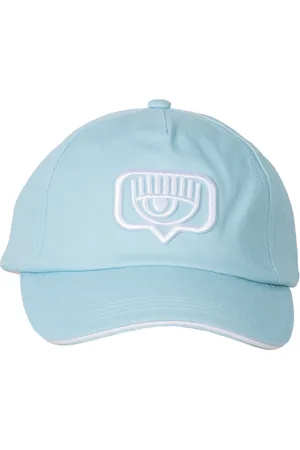 Chiara Ferragni Accessoires, Dames, Blauw, ONE Size, Katoen, Eyelike Cap