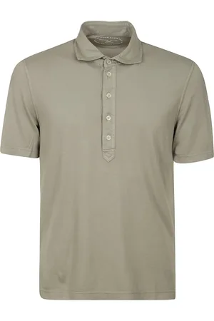 FEDELI Tops, Heren, , 3Xl, Katoen, Katoenen polo shirt met knoopsluiting en korte mouwen