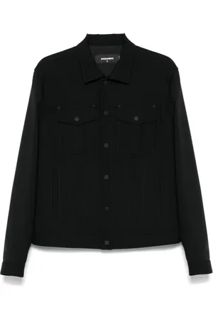 Dsquared2 Jassen, Heren, Zwart, M, Wol, Chic Urban Jas