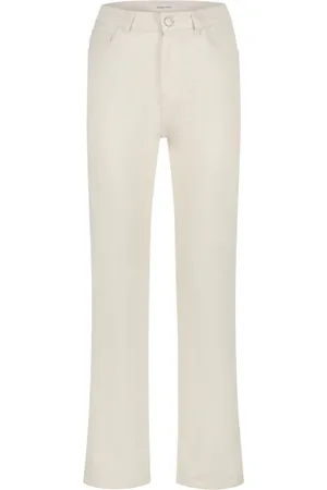 Fabienne Chapot Jeans, Dames, Wit, W30, Katoen, Lola Straight Jeans