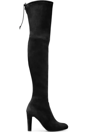 Stuart Weitzman Schoenen, Dames, Zwart, 40 EU, Highland Over-the-Knee Laarzen