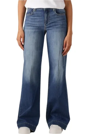 Liu Jo Jeans, Dames, Blauw, W29, Authentieke Flare Jeans voor Vrouwen