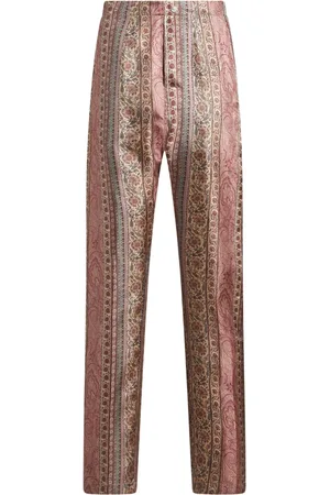 Etro Broeken, Heren, Veelkleurig, M, Broek met bloemenprint