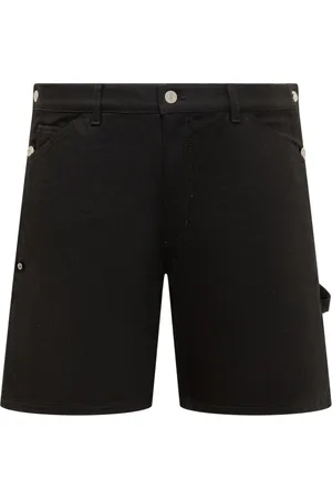 Courrèges Korte broeken, Heren, Zwart, L, Denim, Sailor Denim Short
