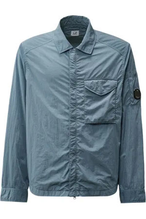 C.P. Company Jassen, Heren, Blauw, XL, Katoen, Chrome-R Overshirt