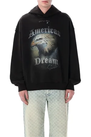 MISBHV Sweatshirts & Hoodies, Heren, Zwart, M, Katoen, Zwart Gebreide Kleding American Dream Hoody