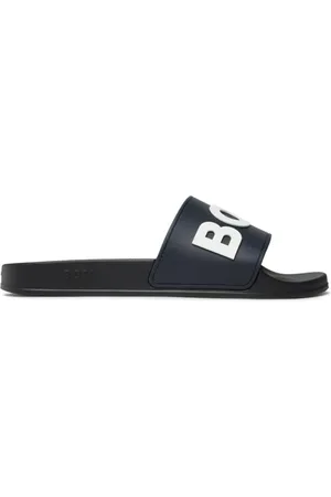 HUGO BOSS Schoenen, Heren, Blauw, 39 EU, Kirk Slid Sandalen