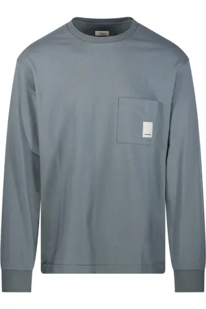 Emporio Armani Sweatshirts & Hoodies, Heren, Groen, L, Katoen, Stormy Sea Longsleeve T-shirt