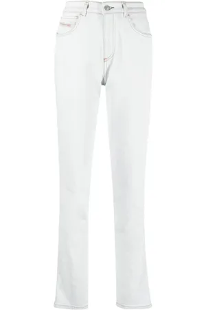 Diesel Jeans, Dames, Wit, W29, Katoen, Casual Skinny Jeans