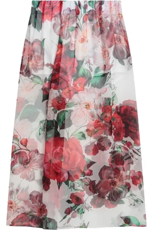Dolce & Gabbana Rokken, Dames, Veelkleurig, S, Elegante Pencil Rok