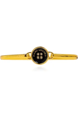 Marc Jacobs Accessoires, Dames, Geel, ONE Size, The Button Hinge Bracelet