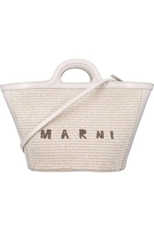Marni Tassen, Dames, , ONE Size, Katoen, Tropicalia Kleine Shell Handtas