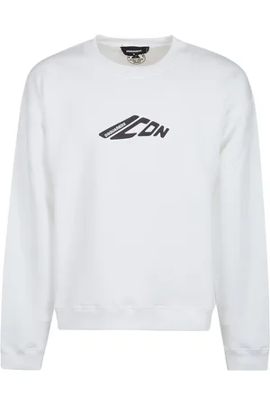 Dsquared2 Sweatshirts & Hoodies, Heren, Wit, M, Comfort Sweatshirt