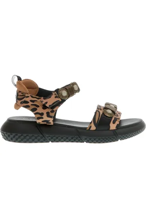 Elena Iachi Schoenen, Dames, Veelkleurig, 37 EU, Platte sandalen