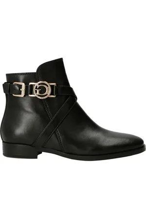 Guess Schoenen, Dames, Zwart, 41 EU, Leer, Enkellaarsjes