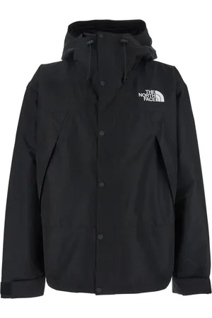 The North Face Jassen, Heren, Zwart, L, Zwarte Dryvent Mono Jas met Logo