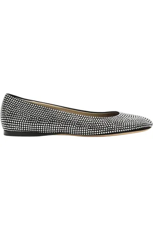 Loewe Schoenen, Dames, Zwart, 36 EU, Leer, Ballerina`s met spitse neus
