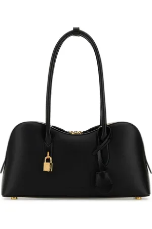 Stella McCartney Tassen, Dames, Zwart, ONE Size, Leer, Ryder Medium Schoudertas in Zwart