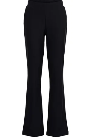 &Co Woman Broeken, Dames, Zwart, L, Wijde broek