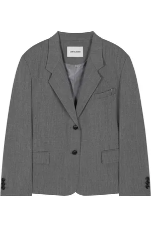 Low Classic Jassen, Dames, Grijs, M, Stijlvolle Blazer