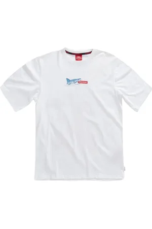 Sprayground Tops, Heren, Wit, L, Katoen, T-shirts en polo`s