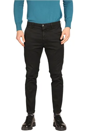 Masons Broeken, Heren, Zwart, L, Katoen, Osaka Style Chino Broek