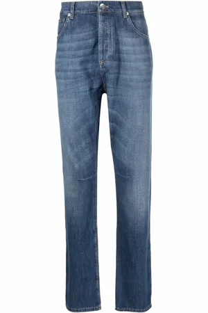 Brunello Cucinelli Jeans, Heren, Blauw, M, Denim, Blauwe denim broek