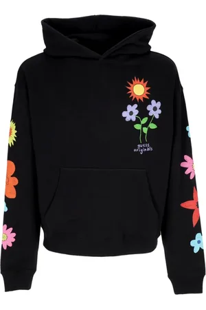 Guess Sweatshirts & Hoodies, Heren, Zwart, XL, Katoen, Sunshine Hoodie