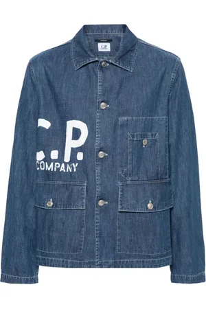 C.P. Company Jassen, Heren, Blauw, M, Denim, Denim Jacket