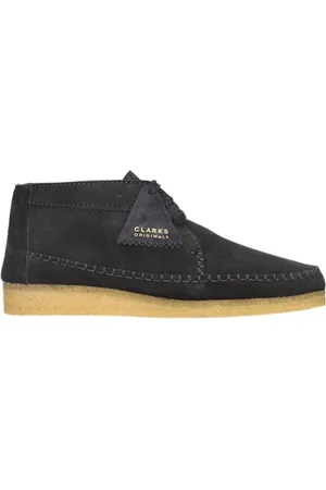 Clarks Schoenen, Heren, Zwart, 42 1/2 EU, Suède, Weaver Boot