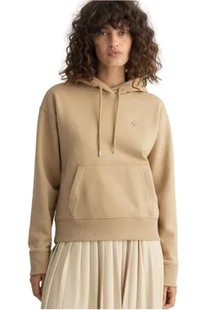 GANT Sweatshirts & Hoodies, Dames, , L, Katoen, Cotton Hooded Sweatshirt