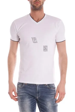Emporio Armani Tops, Heren, Wit, M, Katoen, Sweatshirts