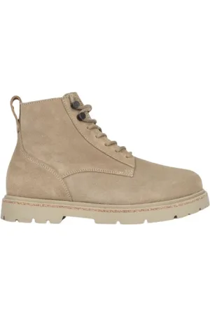 Birkenstock Schoenen, Heren, , 42 EU, Leer, Leren Halfhoge Veterboot
