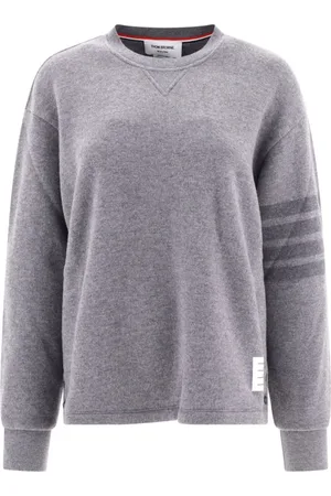 Thom Browne Sweatshirts & Hoodies, Dames, Grijs, 2Xs, Katoen, Maglieria Sweatshirt