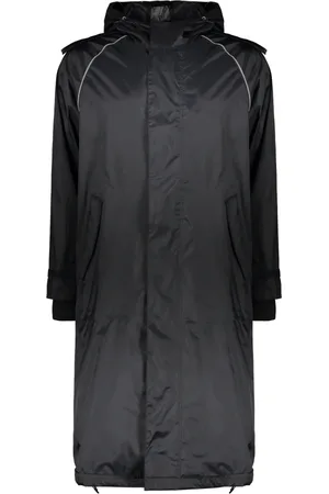 Kenzo Mantels, Heren, Zwart, M, Polyester, Reflecterend jack met mesh inzetstukken